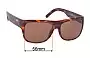 Sunglass Fix Verres de Remplacement pour POC Want - 56mm Wide 