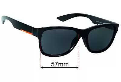 Prada SPS03Q Replacement Lenses 57mm wide 