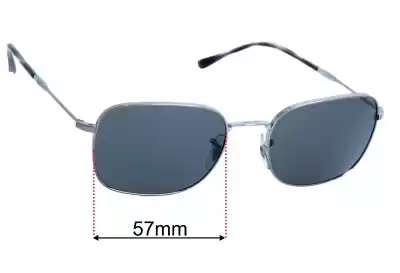 Ray-Ban RB3706 Replacement Lenses 57mm wide 