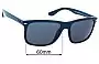 Sunglass Fix Ersatzgläser für Ray-Ban RB4547 Boyfriend Two - 60mm Wide 