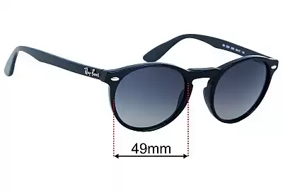 Ray-Ban RB5283 Optics Replacement Lenses 49mm wide 