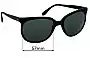 Sunglass Fix Ersatzgläser für Ray-Ban Cats - 57mm Wide 