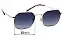 Sunglass Fix Ersatzgläser für Ray-Ban RB3694 Jim - 55mm Wide 