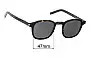Sunglass Fix Replacement Lenses for Saint Laurent  SL 549 SLIM - 47mm Wide 