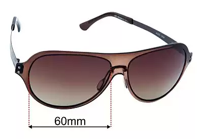 Serengeti Alice Replacement Lenses 60mm wide 