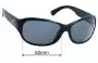 Sunglass Fix Replacement Lenses for Serengeti Giada - 62mm Wide 