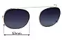 Sunglass Fix Lentes de Repuesto para Titanium Optix  Heritage - 53mm Wide 