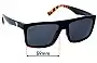 Sunglass Fix Replacement Lenses for Volcom Franken - 59mm Wide 