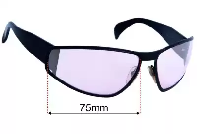 Alain Mikli 3214 Ersatzgläser 75mm wide 
