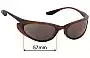 Sunglass Fix Replacement Lenses for Bolle Downdraft - 57mm Wide 