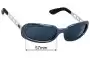 Sunglass Fix Replacement Lenses for Diesel Striplight - 57mm Wide 