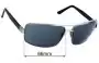 Sunglass Fix Replacement Lenses for Electric Ohm - 66mm Wide 