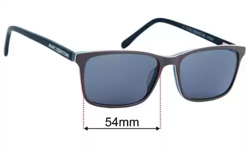 Marc Sebastian UC043 Replacement Lenses 54mm wide 