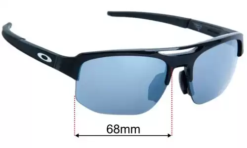 Oakley Mercenary OO9424F (Low Bridge Fit) Replacement Lenses 68mm wide 