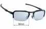 Sunglass Fix Verres de Remplacement pour Oakley Triggerman OO9314 - 56mm Wide 