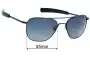 Sunglass Fix Replacement Lenses for Randolph Engineering AF245 Aviator - 55mm Wide 