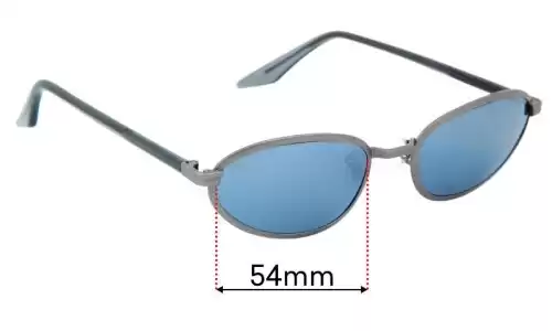 Ray Ban B&L W2852 Ersatzlinsen 54mm wide 