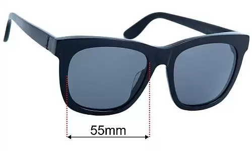 Saint Laurent  SL M24/K Replacement Lenses 55mm wide 