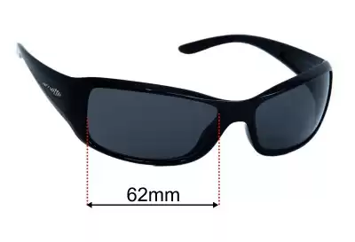 Arnette Caller AN4127 Replacement Lenses 62mm wide 