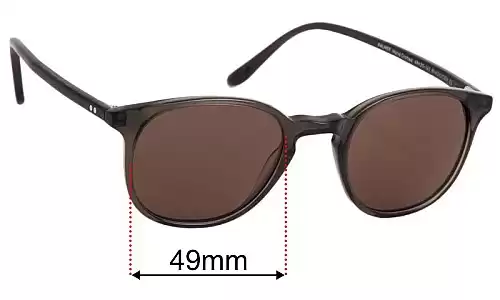 Bailey Nelson  Palmer Lentes de Repuesto 49mm wide 
