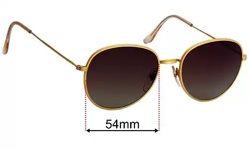 Calvin Klein CK107 Replacement Lenses 54mm wide 
