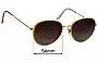 Sunglass Fix Replacement Lenses for Calvin Klein CK107 - 54mm Wide 