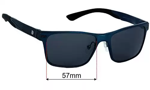 Duco DC8207 Replacement Lenses 57mm wide 