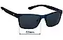 Sunglass Fix Replacement Lenses for Duco DC8207 - 57mm Wide 