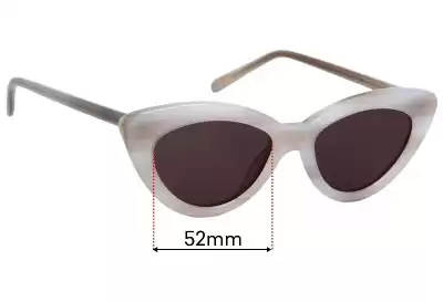 Luv Lou Harley Replacement Lenses 52mm wide 