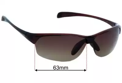 Maui Jim MJ430 River Jetty Replacement Lenses 63mm wide 