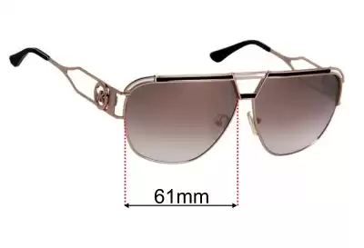 Michael Kors MK1102 Vienna Lentes de Repuesto 61mm wide 