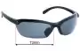 Sunglass Fix Lentes de Repuesto para Native Nano 3 - 73mm Wide 