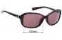 Sunglass Fix Replacement Lenses for Nike EV0741 Poise - 57mm Wide 