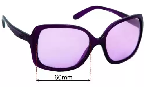 Oakley Beckon OO9125 Replacement Lenses 60mm wide 