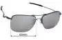 Sunglass Fix Verres de Remplacement pour Oakley Tailhook OO4087 - 60mm Wide 