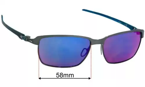 Oakley Tinfoil Carbon OO6018 Lentes de Repuesto 58mm wide 