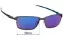 Sunglass Fix Lentes de Repuesto para Oakley Tinfoil Carbon OO6018 - 58mm Wide 