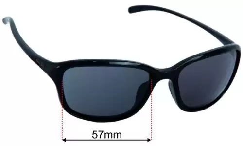 Oakley She's Unstoppable OO9297 Replacement Lenses 57mm wide 