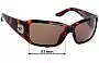 Sunglass Fix Replacement Lenses for O'Neill Laguna - 60mm Wide 
