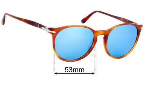 Persol PO3171S Lentes de Repuesto 53mm wide 
