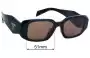 Sunglass Fix Verres de Remplacement pour Prada SPR17W-F - 51mm Wide 