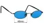 Sunglass Fix Replacement Lenses for Revo 3018 - 48mm Wide 
