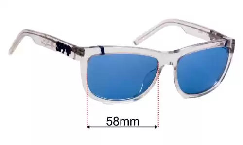 Sunglass Fix Replacement Lenses for Spy Optic Murena - 58mm Wide Spy Optic Murena Replacement Lenses 58mm wide
