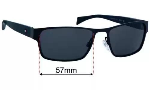 Tommy Hilfiger TH 113 Replacement Lenses 57mm wide 