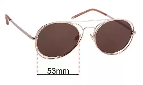 Viktor & Rolf VR 11 Replacement Lenses 53mm wide 