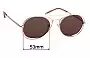 Sunglass Fix Replacement Lenses for Viktor & Rolf VR 11 - 53mm Wide 