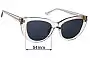 Sunglass Fix Replacement Lenses for Bailey Nelson  Ormond - 54mm Wide 