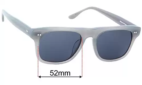 Sunglass Fix Replacement Lenses for Bailey Nelson Travis - 52mm Wide Bailey Nelson Travis Replacement Lenses 52mm wide