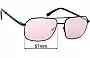Sunglass Fix Replacement Lenses for Bolle Navis - 57mm Wide 