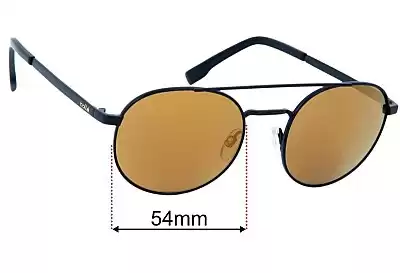 Bolle Ova Ersatzgläser 54mm wide 